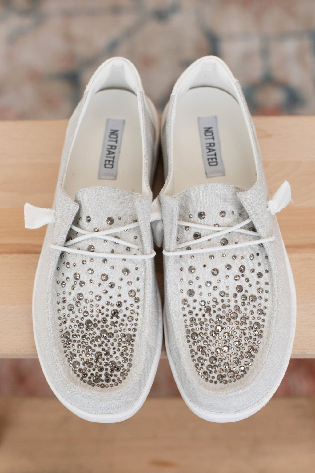 Hazel Blues® |  Maco Water Drop Sneaker in Grey