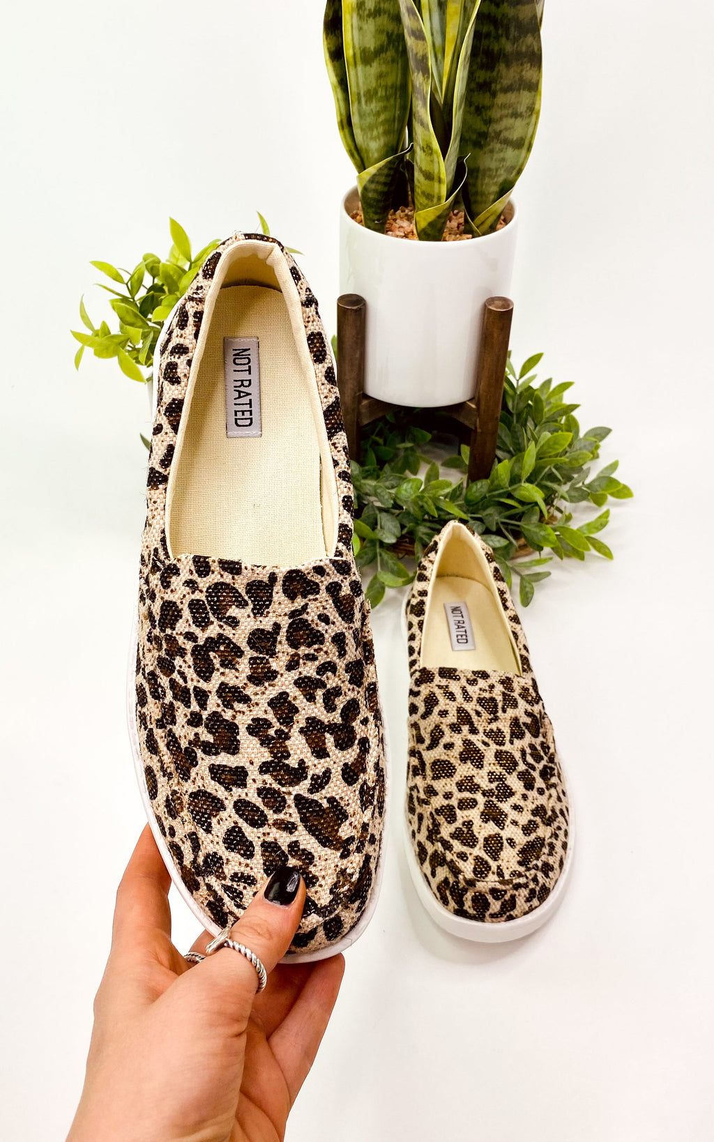 Hazel Blues® |  Maya Sneakers in Leopard