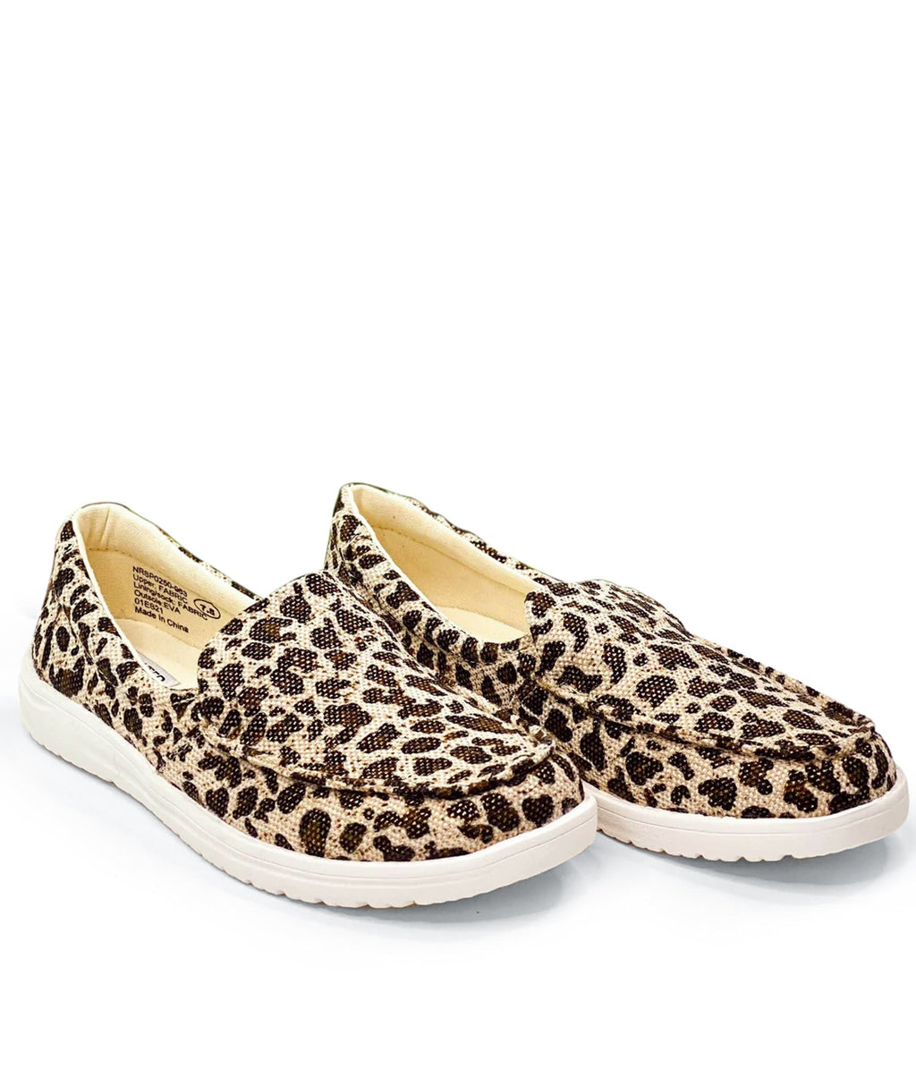 Hazel Blues® |  Maya Sneakers in Leopard
