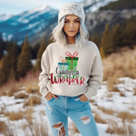 Hazel Blues® |  Gangsta Wrapper Glitter Graphic Crewneck Sweatshirt