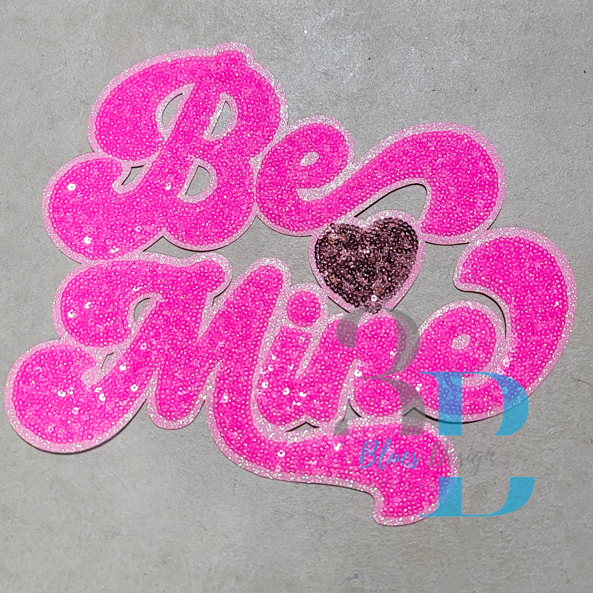 3Blues Designs |  3Blues Designs | Be Mine Sequin Patch