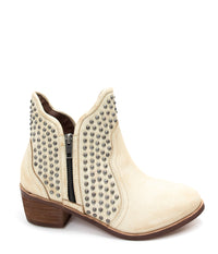 Hazel Blues® |  Nailed It Ankle Boot in White