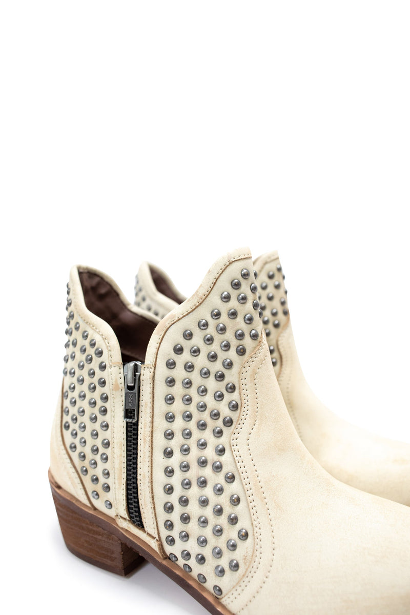 Hazel Blues® |  Nailed It Ankle Boot in White