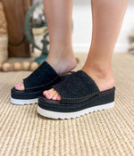 Hazel Blues® |  Ophelia Wedges in Black