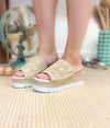 Hazel Blues® |  Ophelia Wedges in Cream