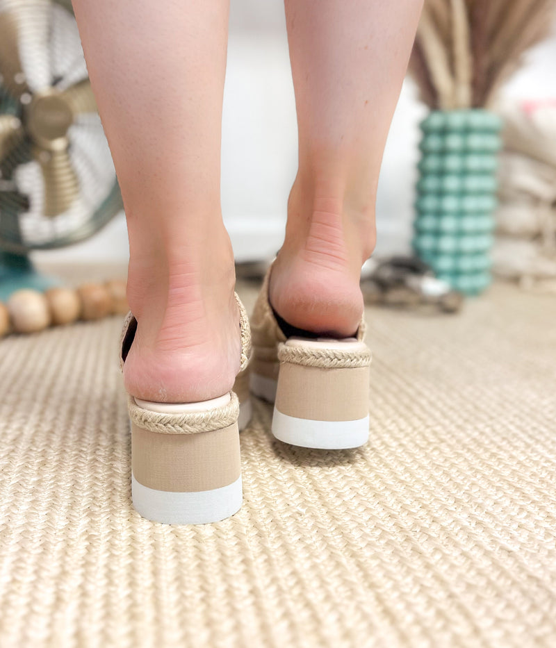 Hazel Blues® |  Ophelia Wedges in Cream
