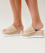 Hazel Blues® |  Ophelia Wedges in Cream