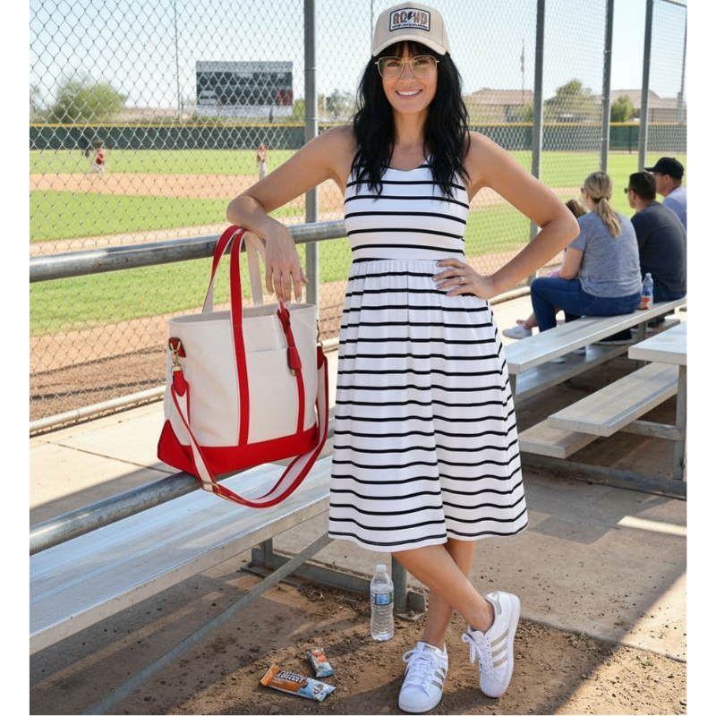 Hazel Blues | Out to Brunch Midi Dress 2XL