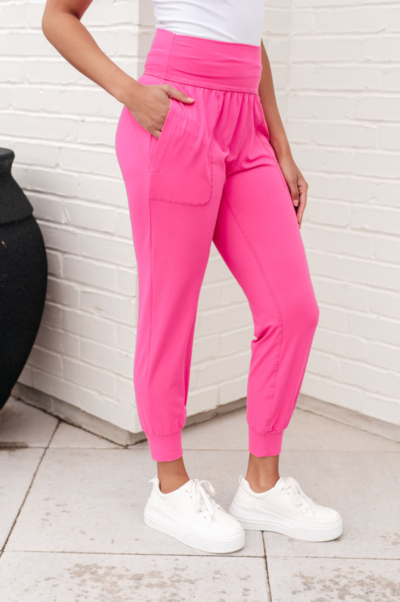 Hazel Blues® |  Always Accelerating Joggers in Sonic Pink