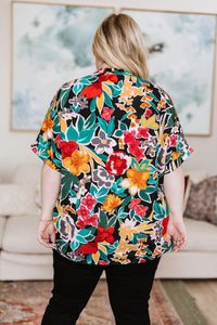 Hazel Blues® | Pretty in Paradise Floral Blouse - Hazel Blues®