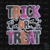 XL Trick or Treat Sequin | Halloween Iron-on Patch