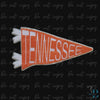 Tennessee Orange Pennant Flag Iron-on Patch