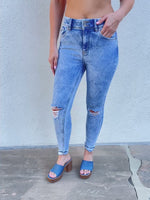 Hazel Blues® |  Kancan Emma High Rise Distressed Skinny Jeans