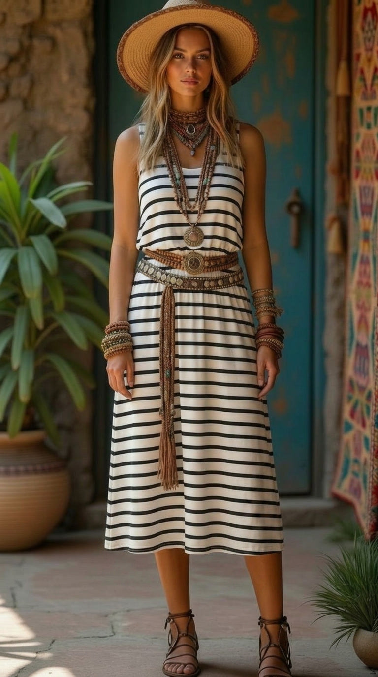 Out to Brunch Midi Dress