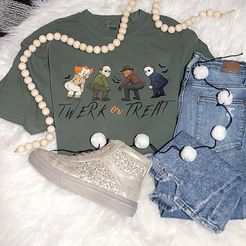 Hazel Blues® |  Twerk or Treat Graphic - Comfort Colors
