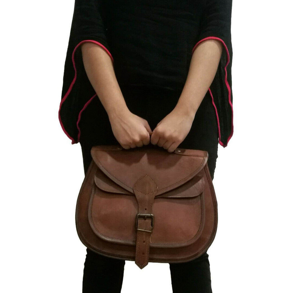 Sierra Leather Crossbody Satchel