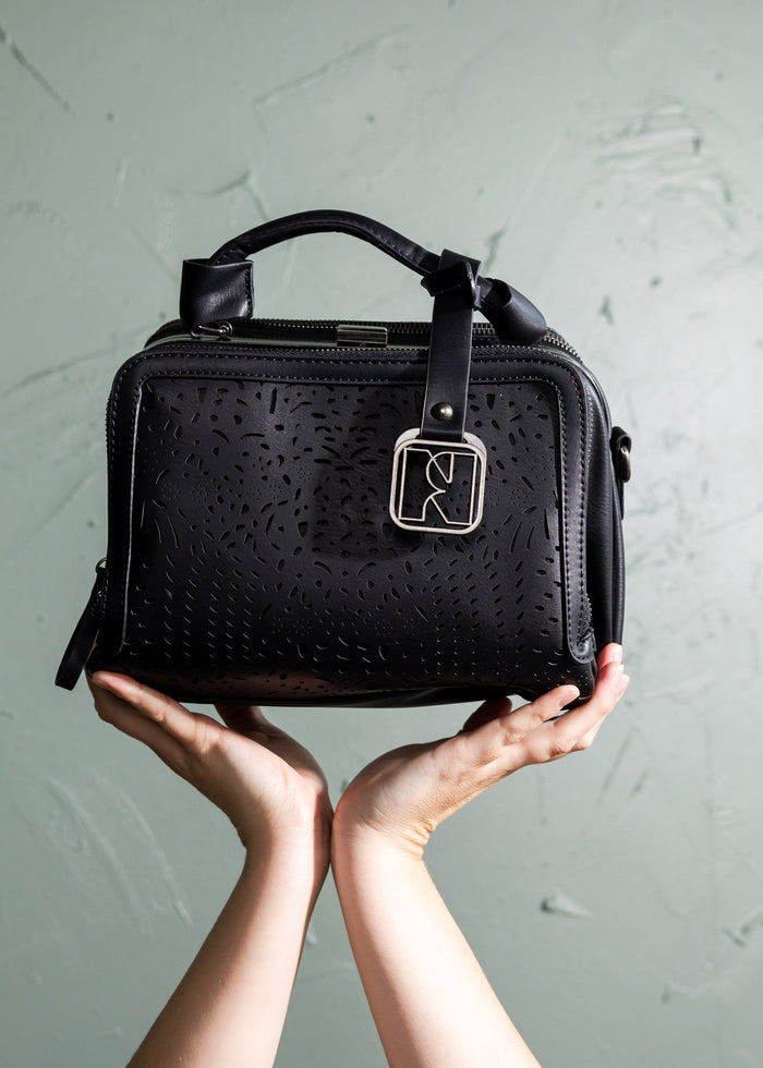 Hazel Blues® |  Savvy Handbag in Black