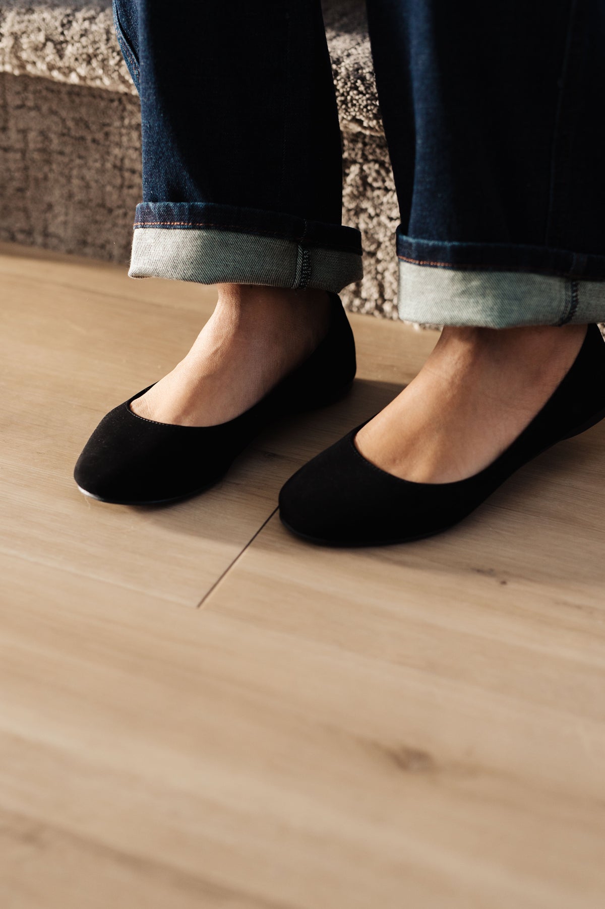 Hazel Blues® |  On Your Toes Ballet Flats in Black