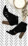 Hazel Blues® |  Silica Heel in Black