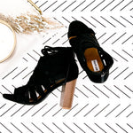 Hazel Blues® |  Silica Heel in Black