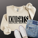 Hazel Blues® | CUSTOM Stacked Mascot Sweatshirt