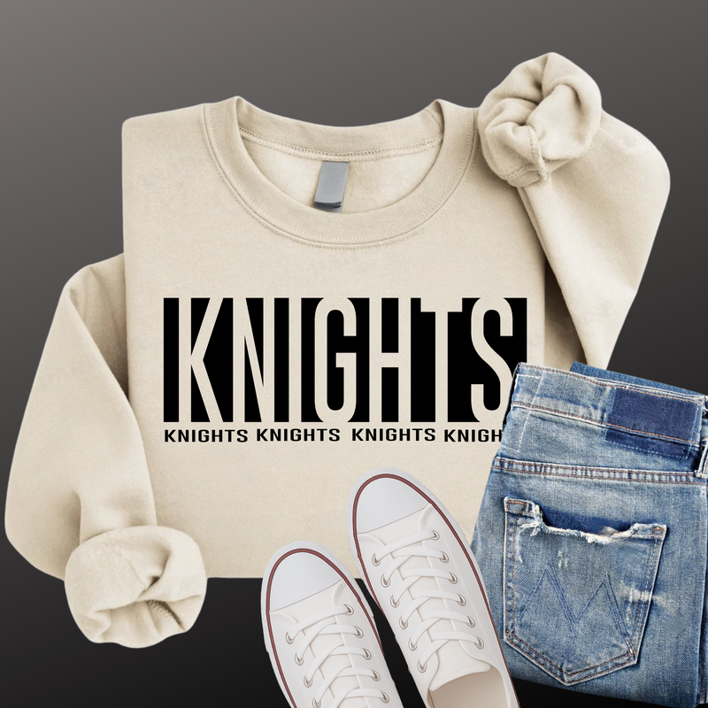 Hazel Blues® | CUSTOM Stacked Mascot Sweatshirt