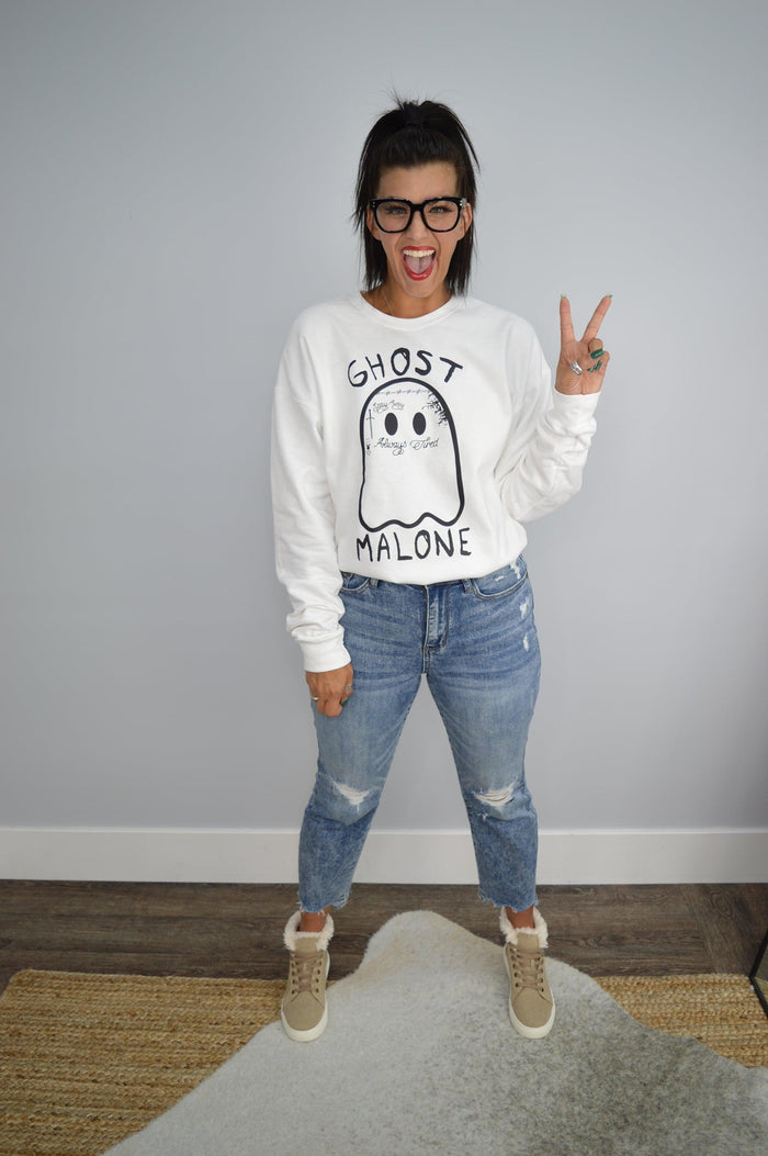 Hazel Blues® |  Ghost Malone Graphic Sweatshirt