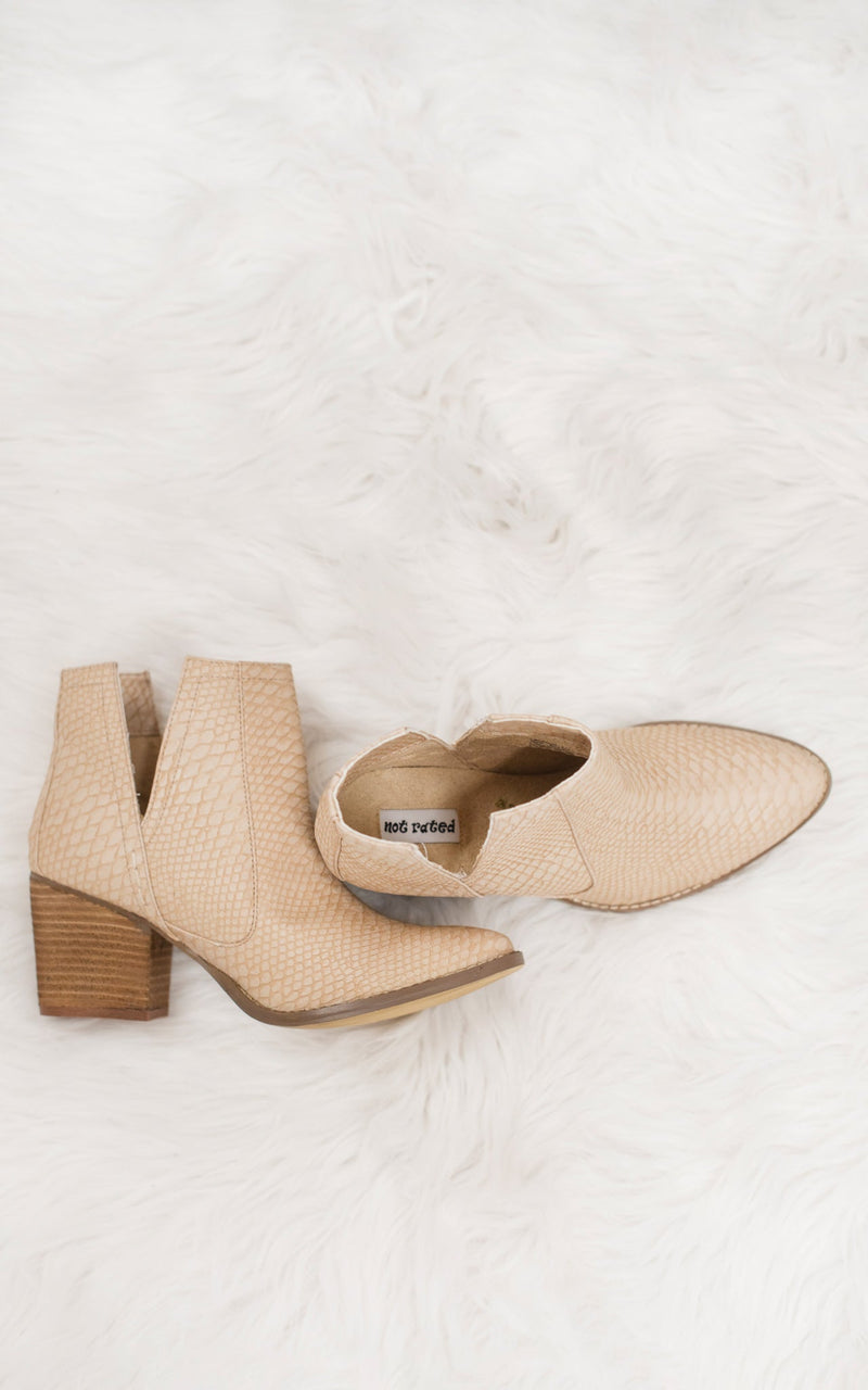 Hazel Blues® |  Tarim Bootie in Blush