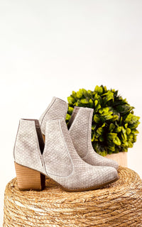 Hazel Blues® |  Tarim Bootie in Grey