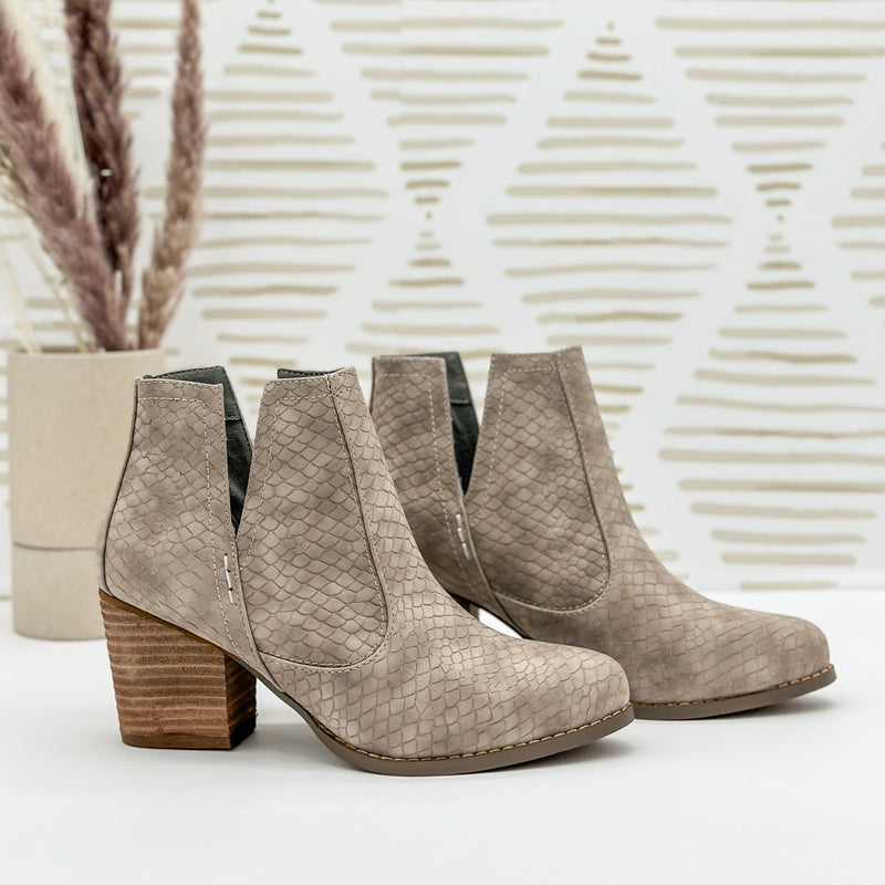 Hazel Blues® |  Tarim Bootie in Taupe