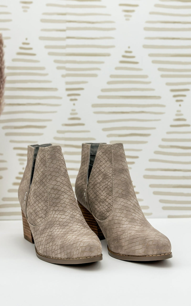 Hazel Blues® |  Tarim Bootie in Taupe