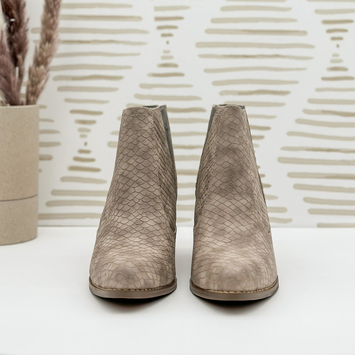 Hazel Blues® |  Tarim Bootie in Taupe