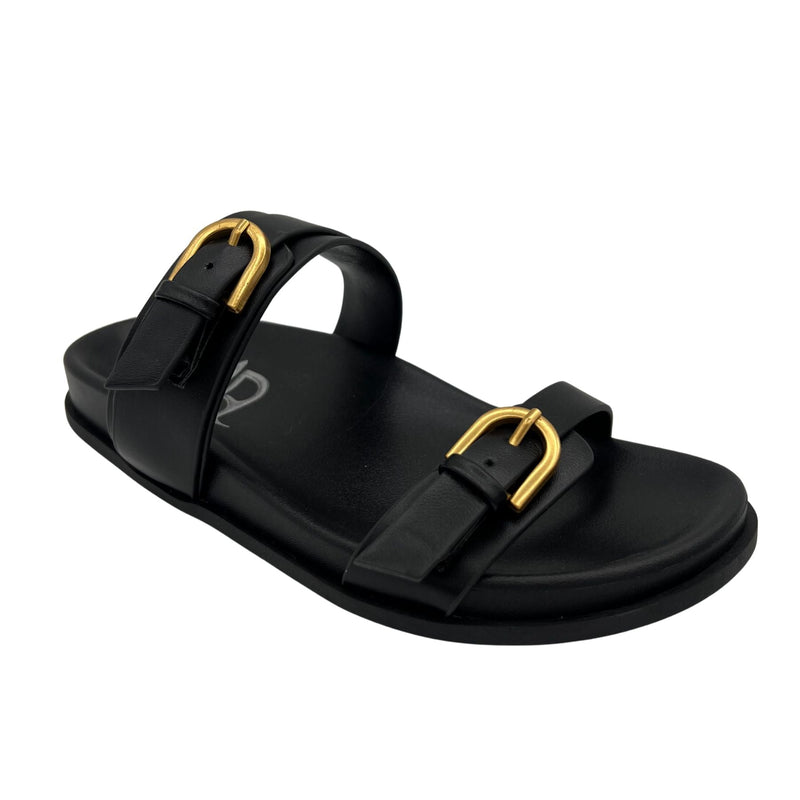 Hazel Blues® |  Tess Sandal in Black