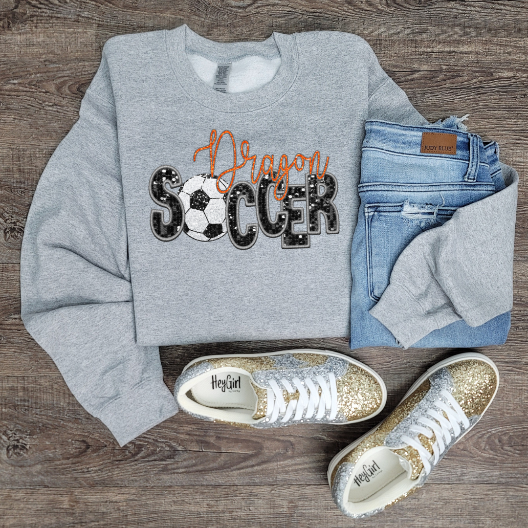 Hazel Blues® | Custom Glitter & Sequin Team Sport: SWEATSHIRT