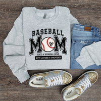 Hazel Blues® |  Louder Baseball Mom: SWEATSHIRT