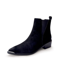 Hazel Blues® |  Wylie Suede Ankle Boot in Black