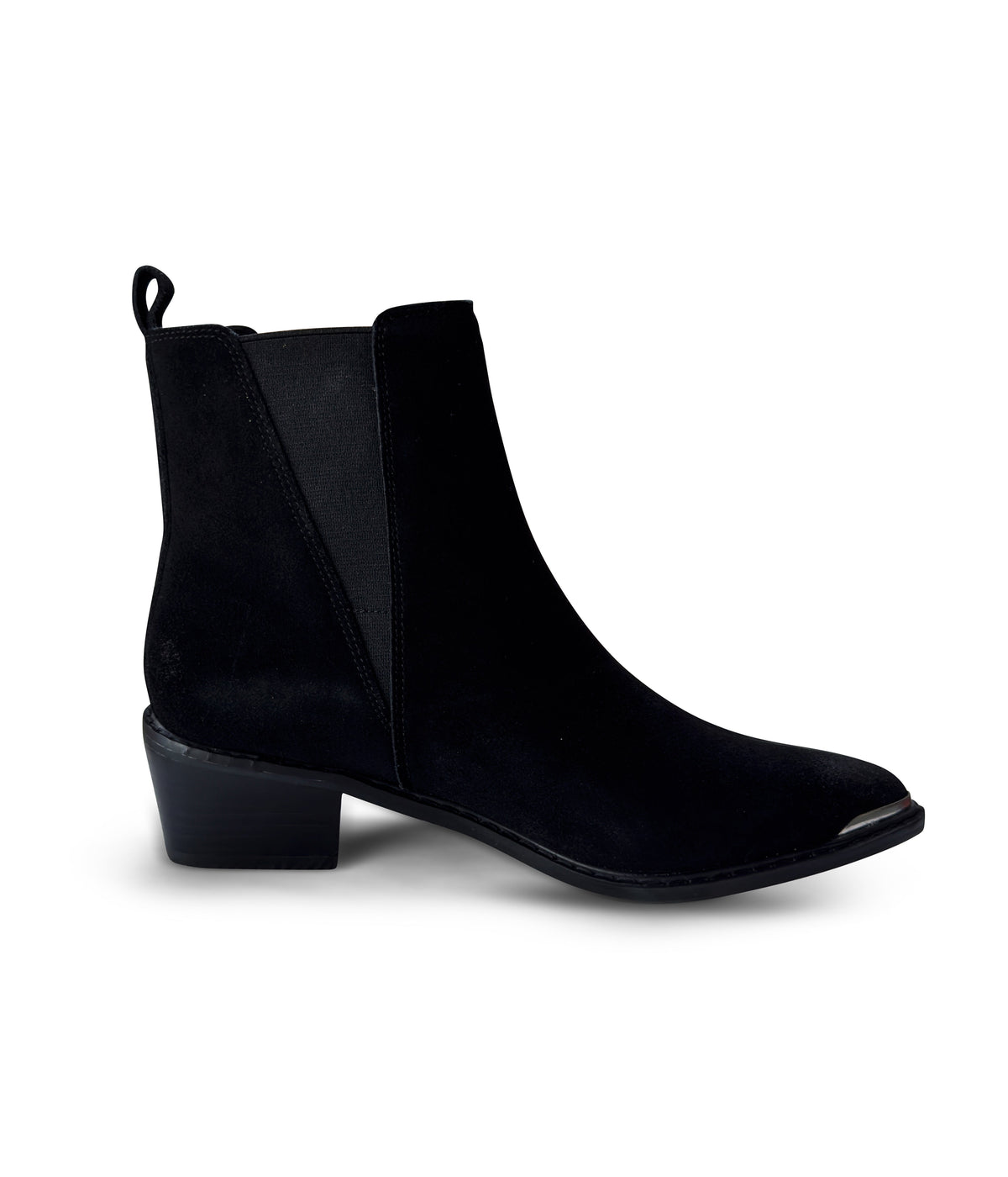 Hazel Blues® |  Wylie Suede Ankle Boot in Black