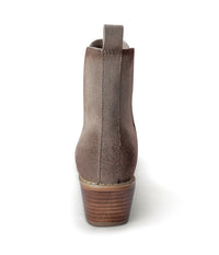 Hazel Blues® |  Wylie Suede Ankle Boot in Taupe