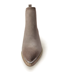 Hazel Blues® |  Wylie Suede Ankle Boot in Taupe