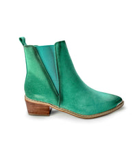 Hazel Blues® |  Wylie Suede Ankle Boot in Teal