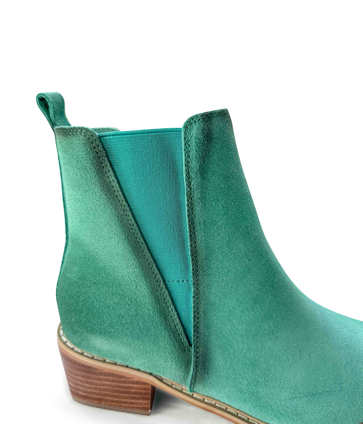 Hazel Blues® |  Wylie Suede Ankle Boot in Teal