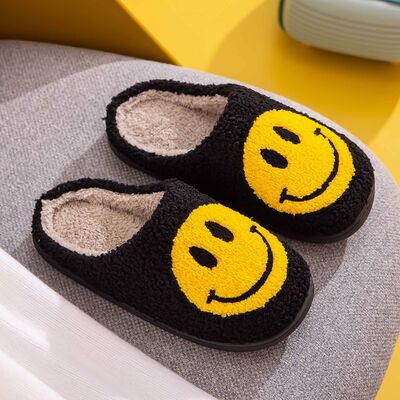 Hazel Blues® |  Melody Smiley Face Slippers