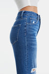 Hazel Blues® |  BAYEAS Distressed High Waist Mom Jeans