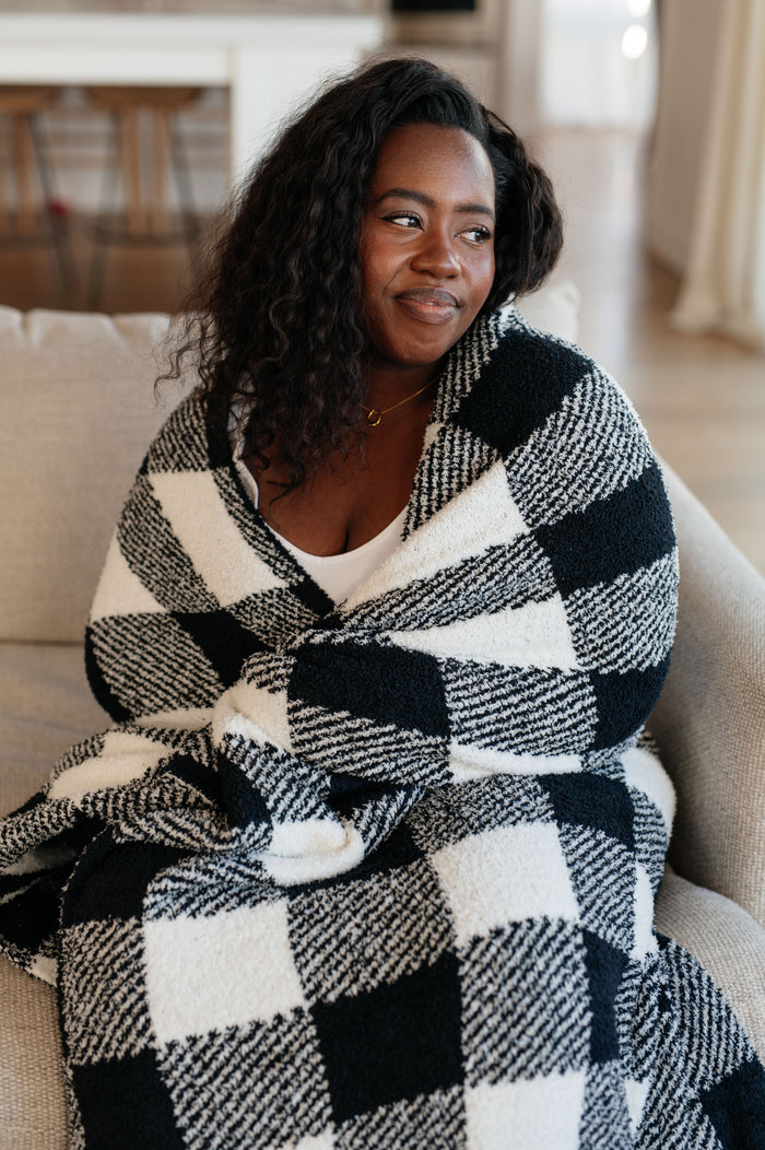 Hazel Blues® |  Penny Blanket Single Cuddle Size in Plaid