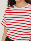 Hazel Blues® |  Striped Short Sleeve T-Shirt
