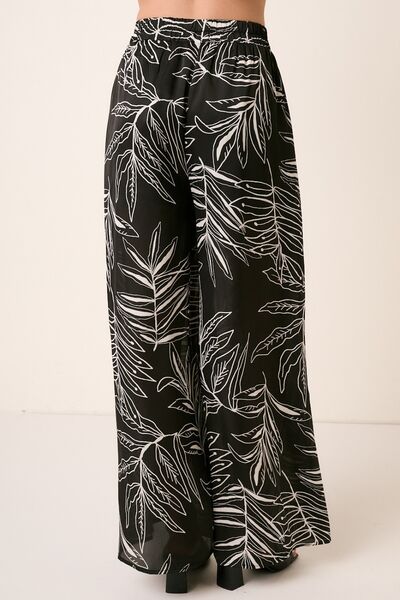 Hazel Blues® |  Mittoshop Printed Wide Leg Pants