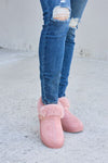 Hazel Blues® |  Forever Link Furry Chunky Thermal Ankle Boots