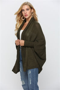 Hazel Blues® |  Open Front Batwing Sleeve Cardigan