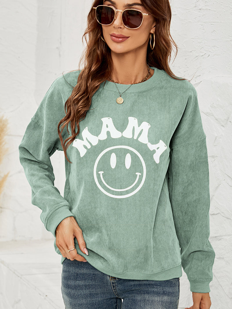 Hazel Blues® | MAMA Graphic Sweatshirt