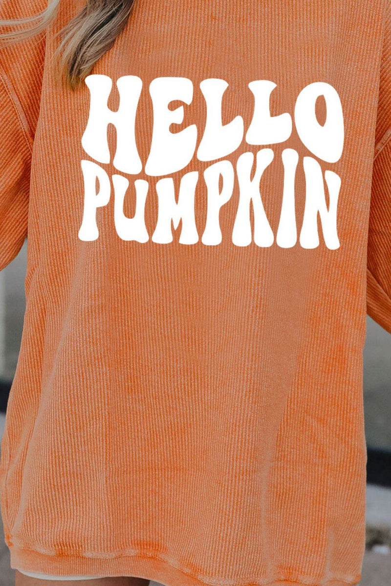 Hazel Blues® | HELLO PUMPKIN Graphic Sweatshirt